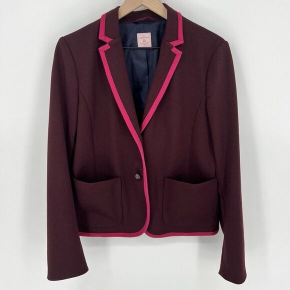 GAP Jackets & Blazers - Gap The Academy Ponte Blazer in Vamp Red - Size 10